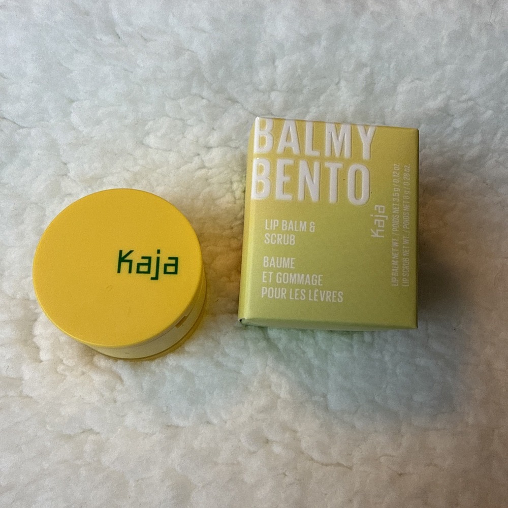 KAJA‎ KOREAN SKIN CARE - BALMY BENTO Lip Balm + Scrub  Pina Colada BRAND NEW